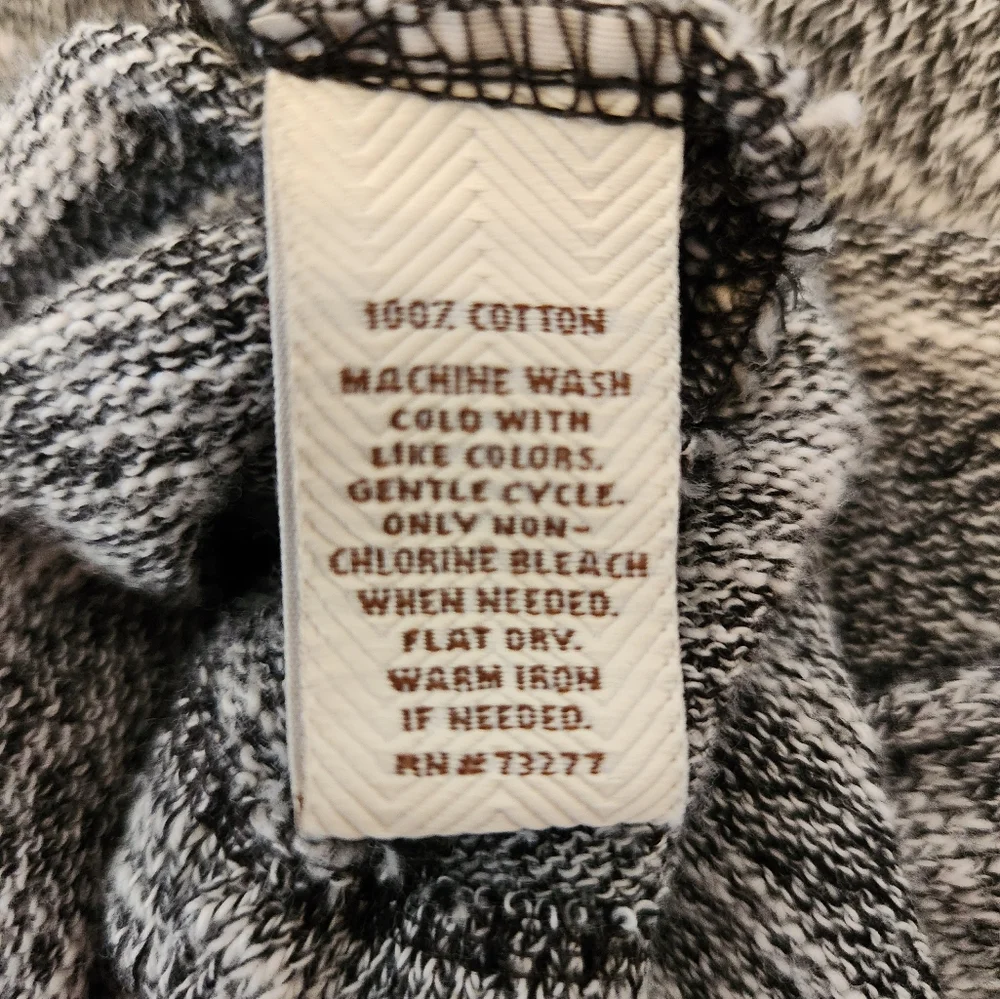 💥SALE💥Sonoma Lifestyle, XL, Womens Hi Low Cardigan, Black, White, Gray - Picture 5 of 5